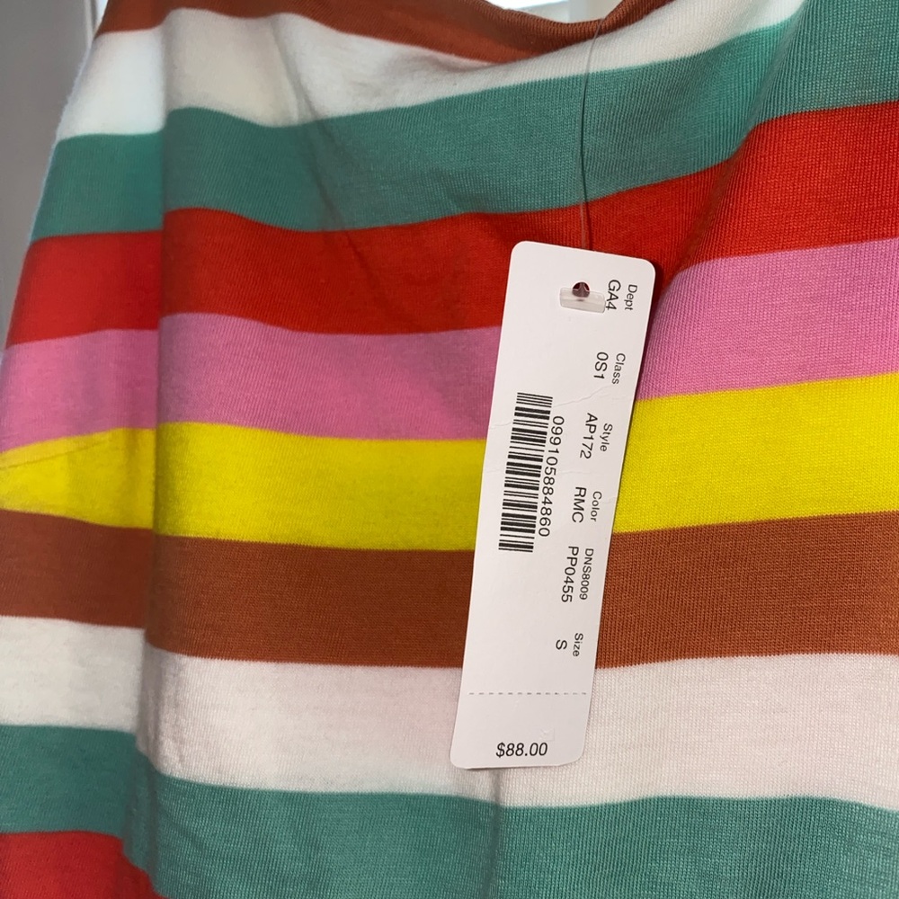 J. Crew Colorful Striped Maxi Dress NWT - has pockets!! - Picture 5 of 8